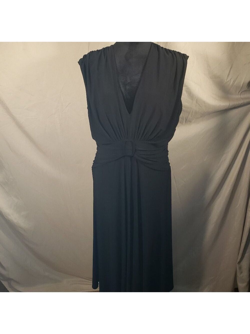 Jones Wear Dress Black Midi Dress Size 14